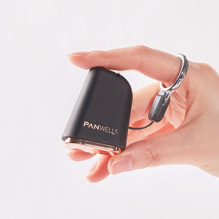 Panwells Portable Eye Massager “BRIGHT” (Black or White) -eye fatigue, tired eyes, eye strain, eye tension relief.