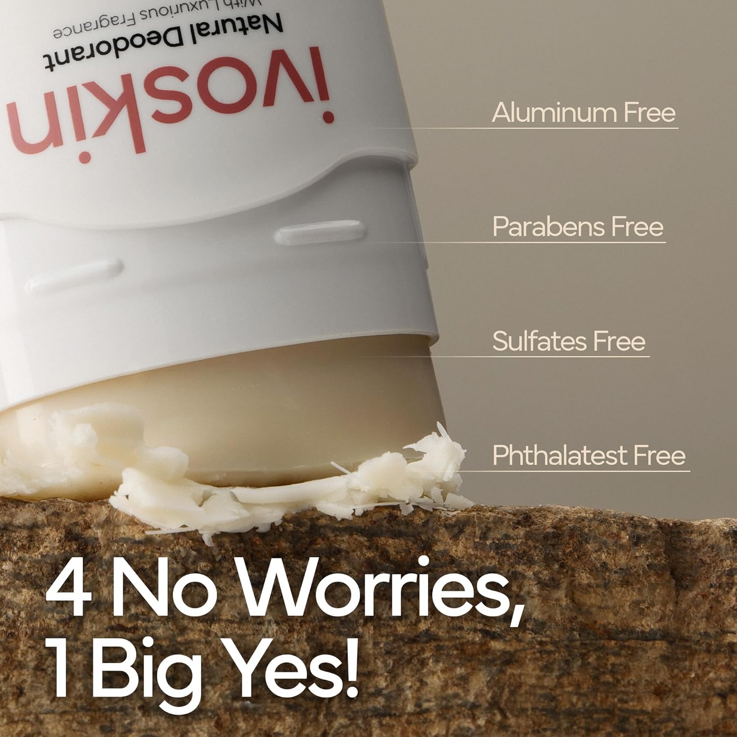 Ivoskin Aluminum-free Natural Deodorant for Women and Men