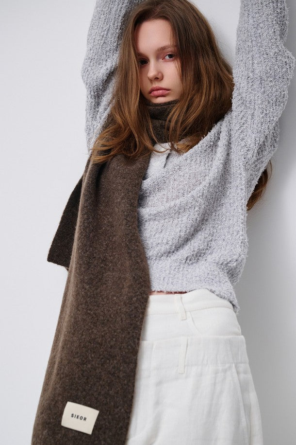 Sieor MOODIE muffler_brown_FW2025