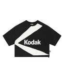 K Round Neck Woven Short Sleeve Man To Man Women