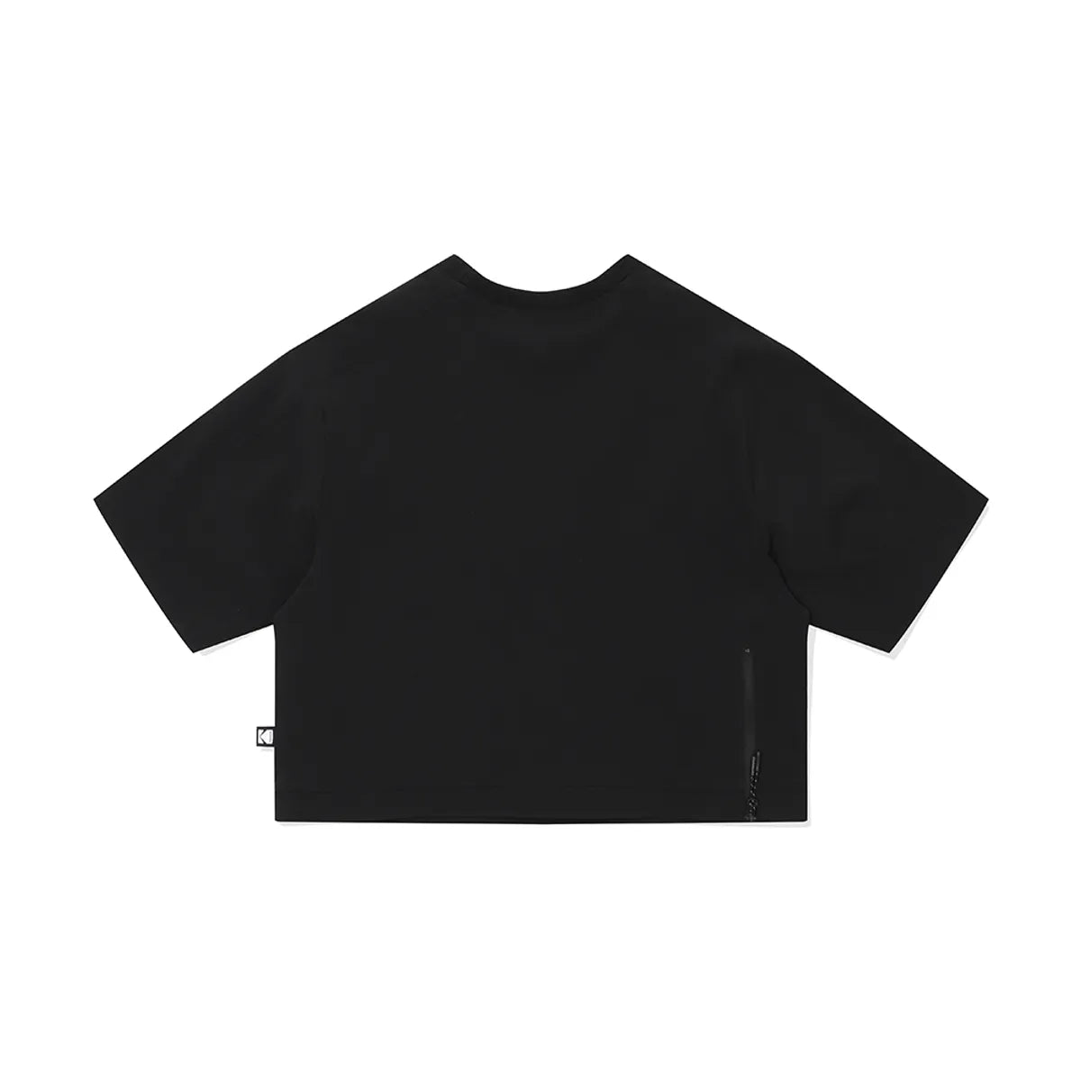 K Round Neck Woven Short Sleeve Man To Man Women