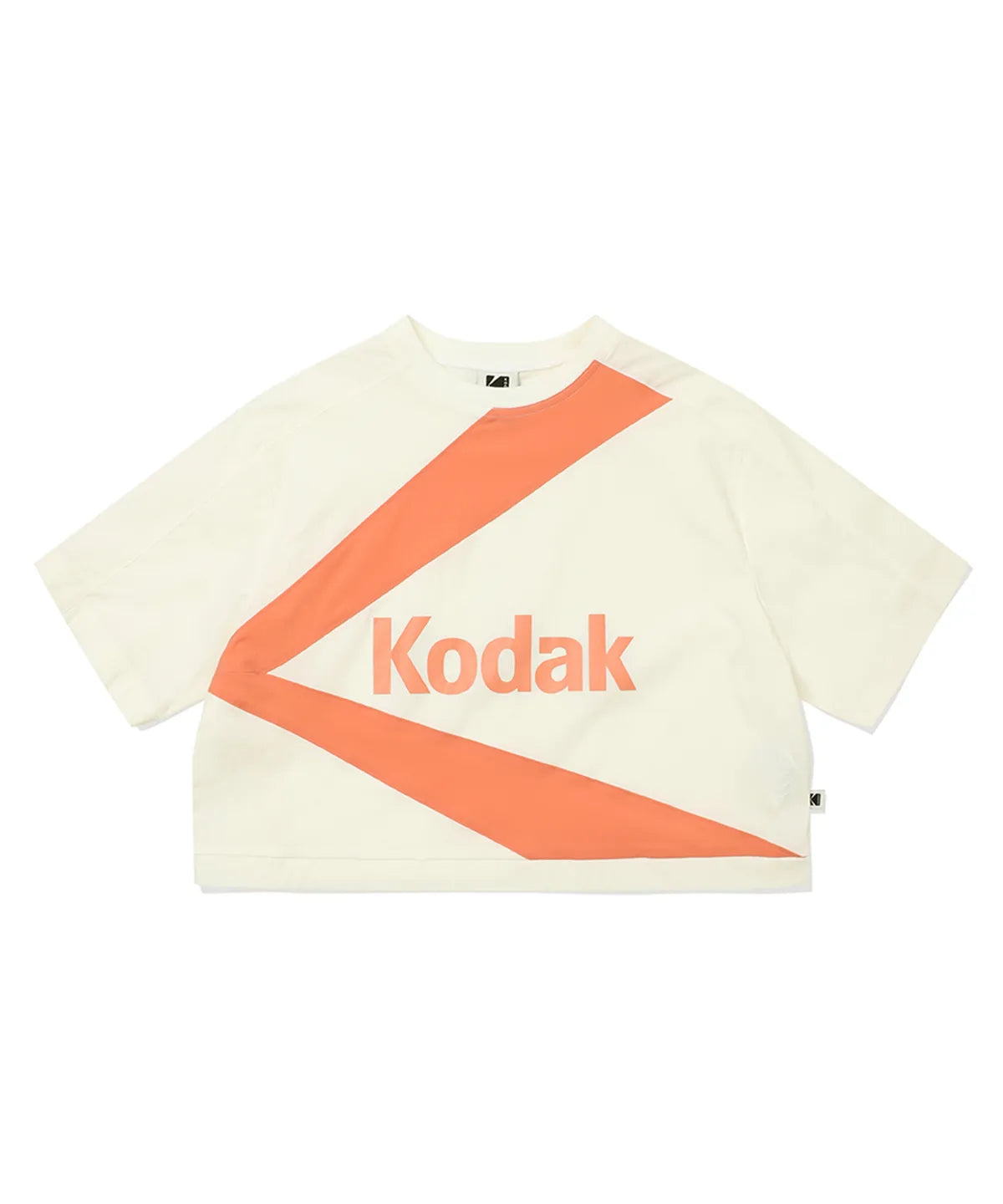 K Round Neck Woven Short Sleeve Man To Man Women