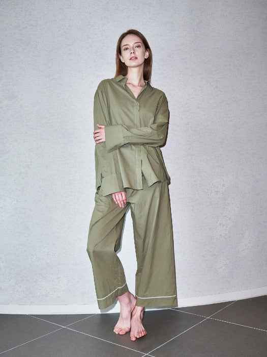 Carrie Oversized Pajamas Olive