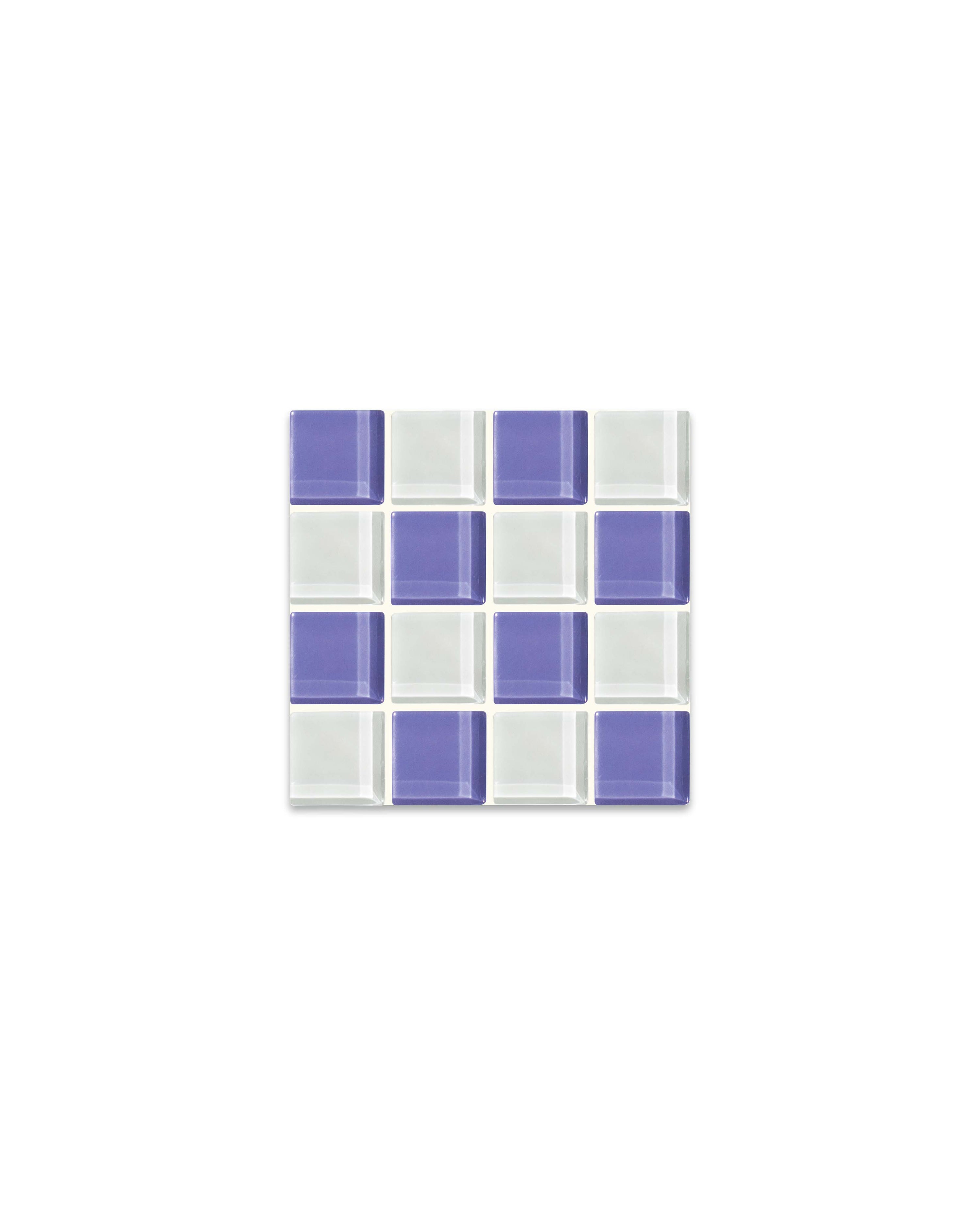 GLASS TILE COASTER - Lavender Latte