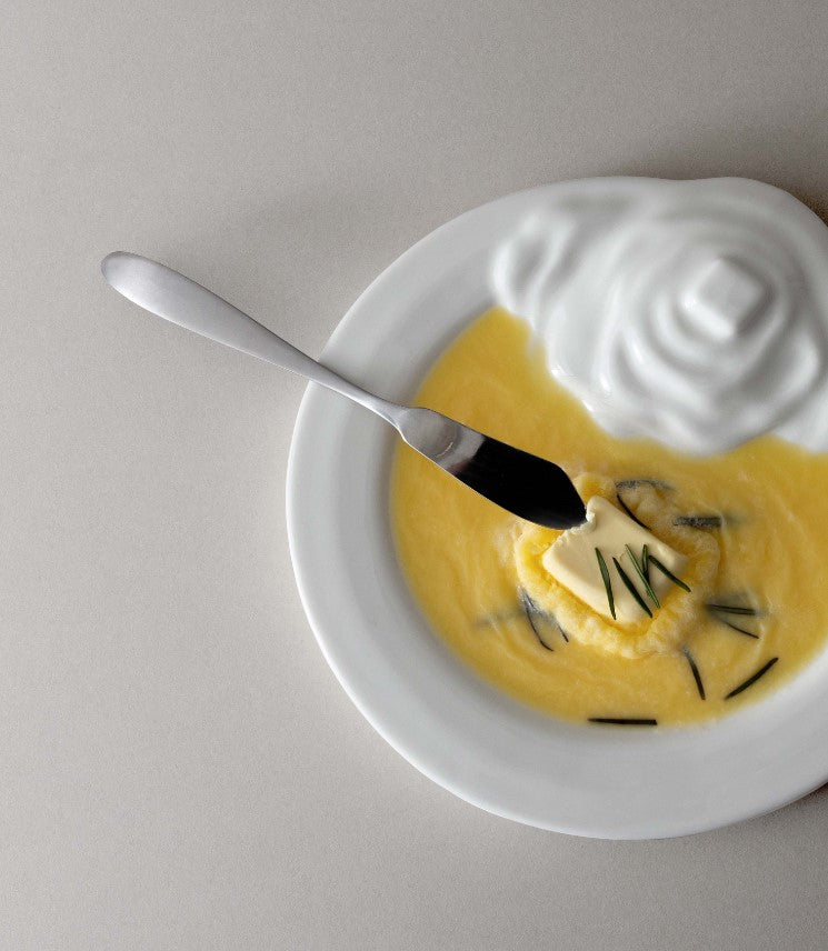 Leejae Butter Plate White