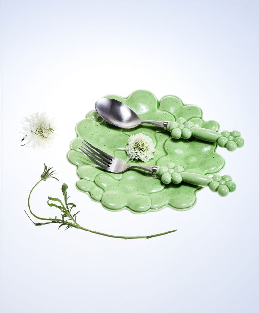 Leejae Flower Pattern Plate 3COLOR