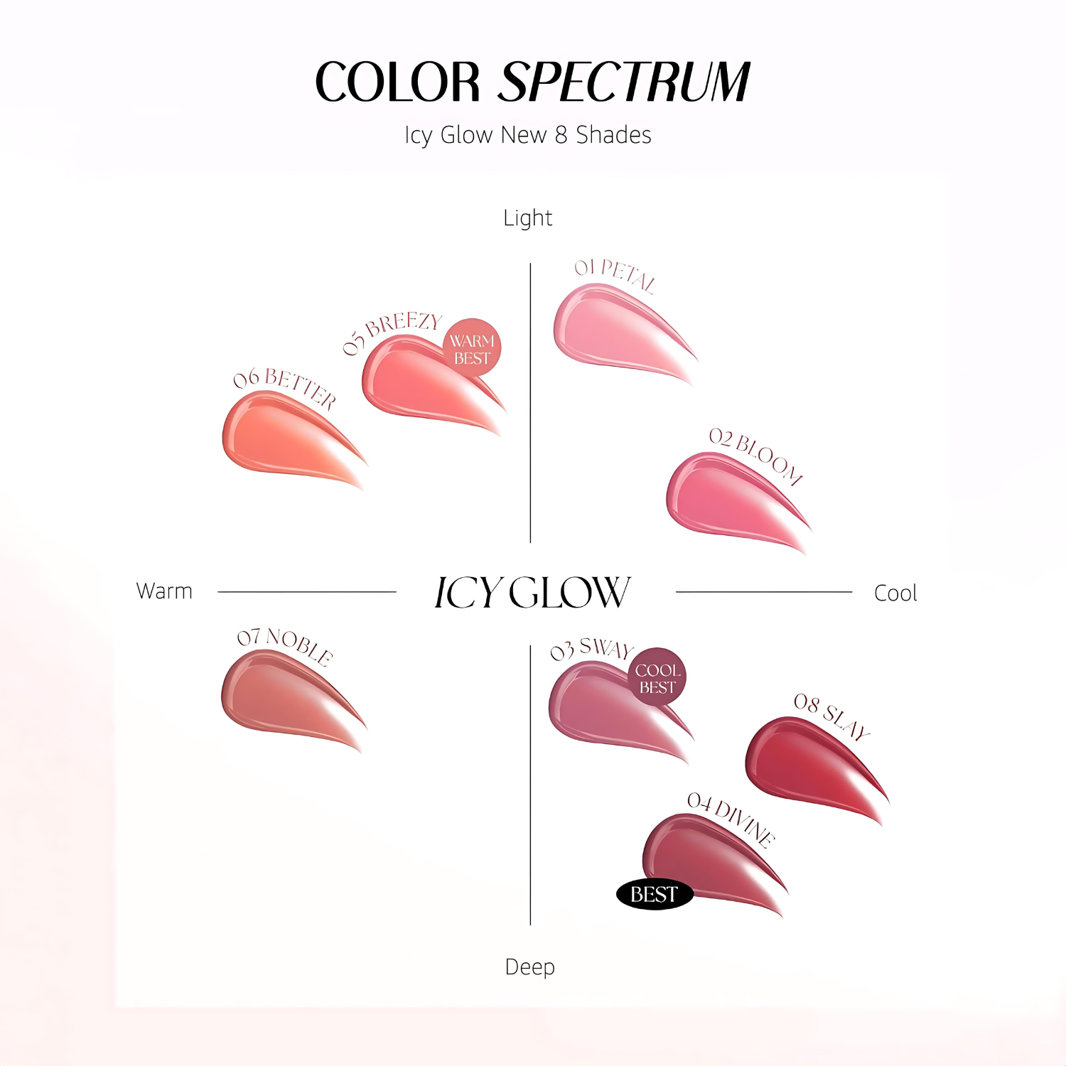 MUZIGAE MANSION Icy Glow Tint (8colors)