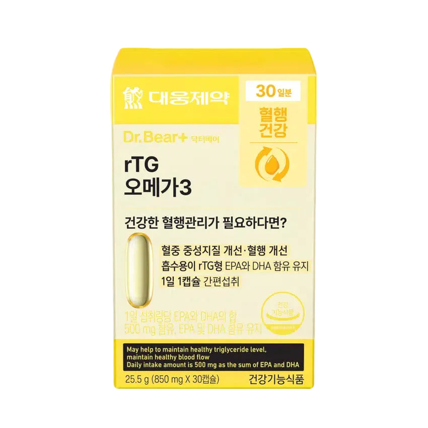 Daewoong Pharmaceutical rTG Omega-3 30 Capsules