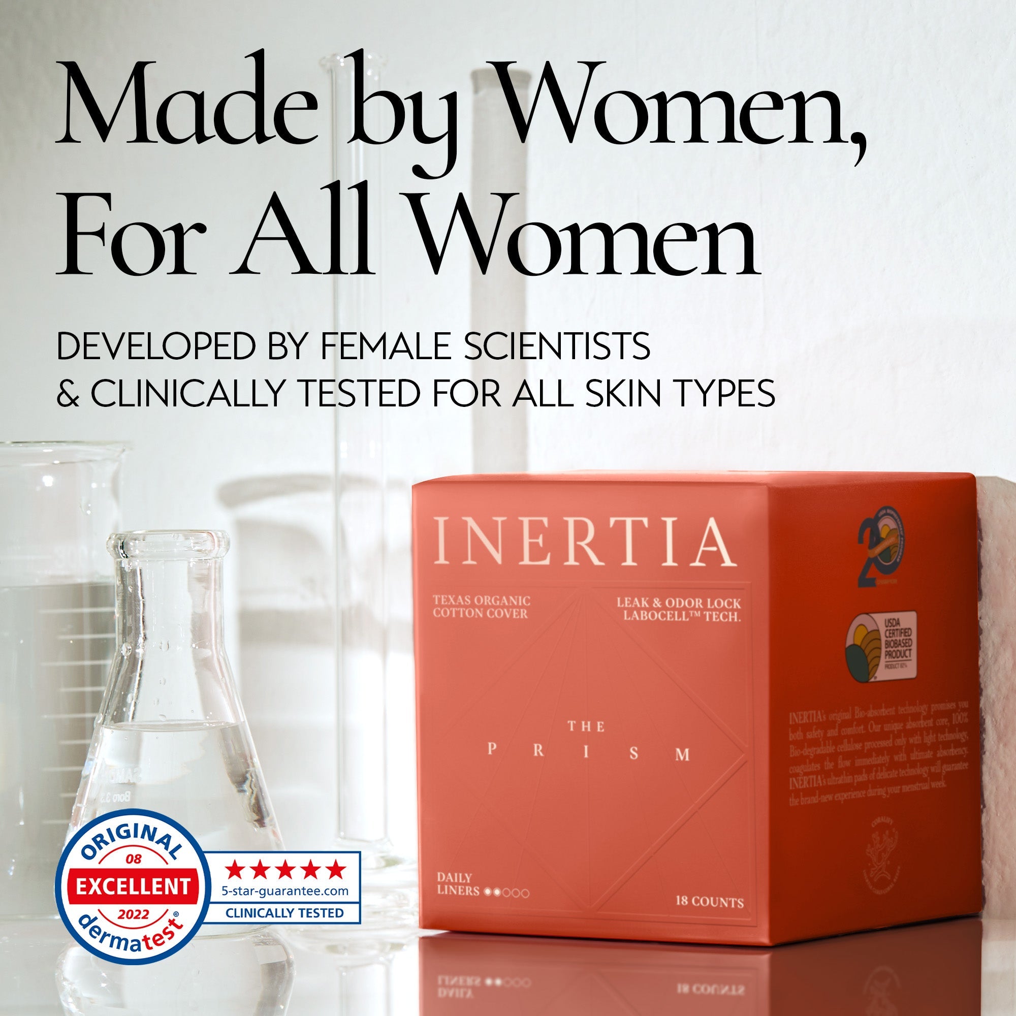 INERTIA [SET] Care For Moms (The Prism Regular, The Prism Heavy, Overnight, Feminine wash, Innersitol)