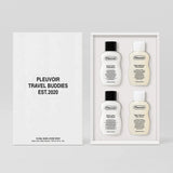 TRAVEL BUDDIES – Set of 4 FLORAL MUSK & ROSE WOOD | 40ml x 4
