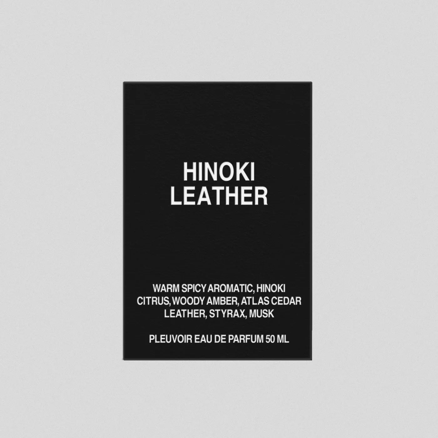 PLEUVOIR Hinoki Leather Eau De Parfum 50ml
