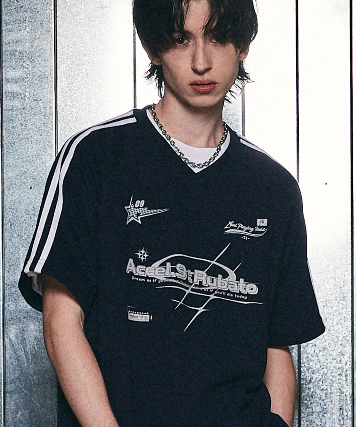 Rubato V-neck Short Sleeve T-shirt
