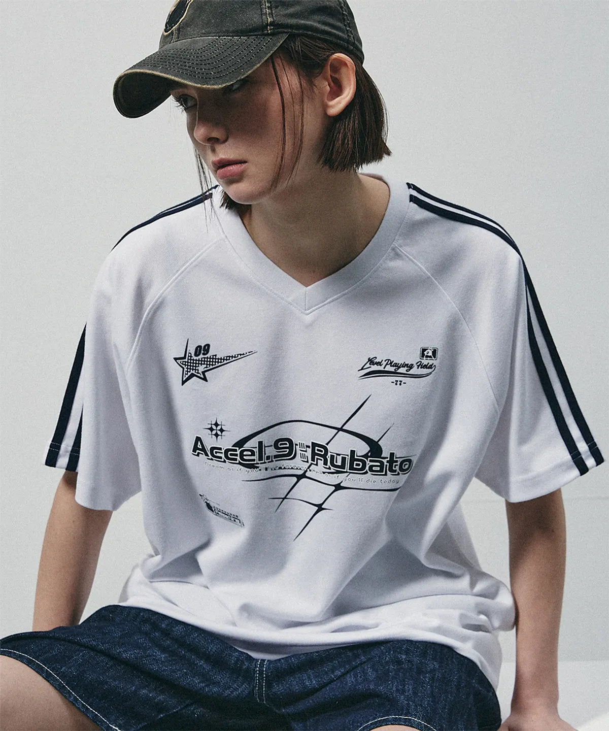 Rubato V-neck Short Sleeve T-shirt
