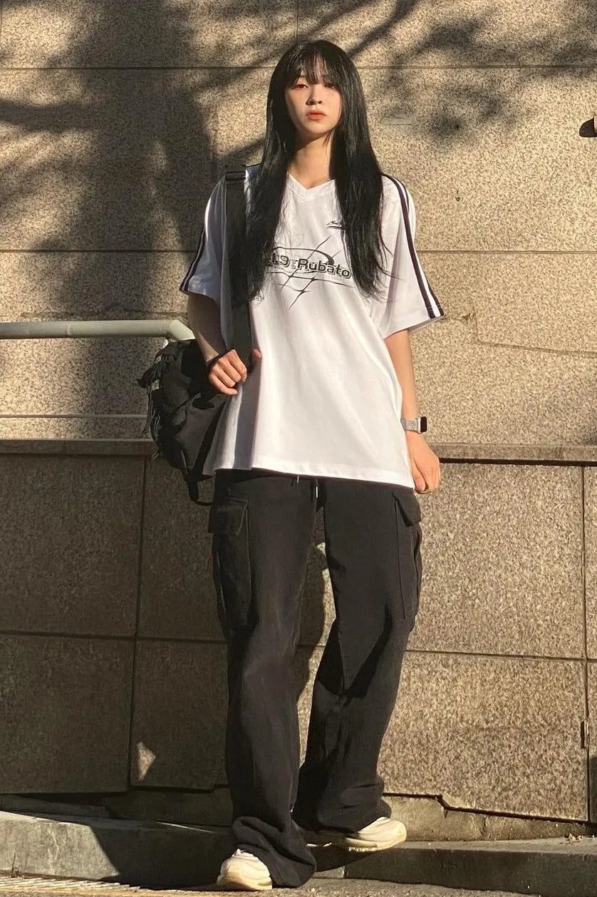 Rubato V-neck Short Sleeve T-shirt