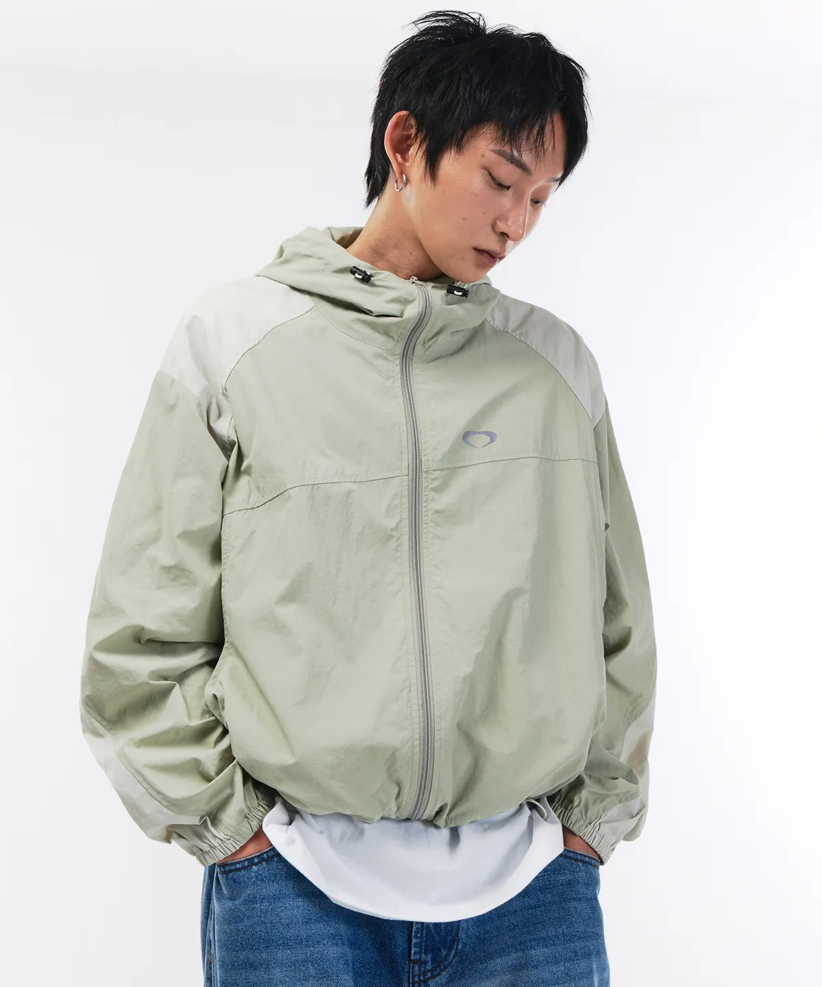 Scotch Logo Panel Crop Windbreaker