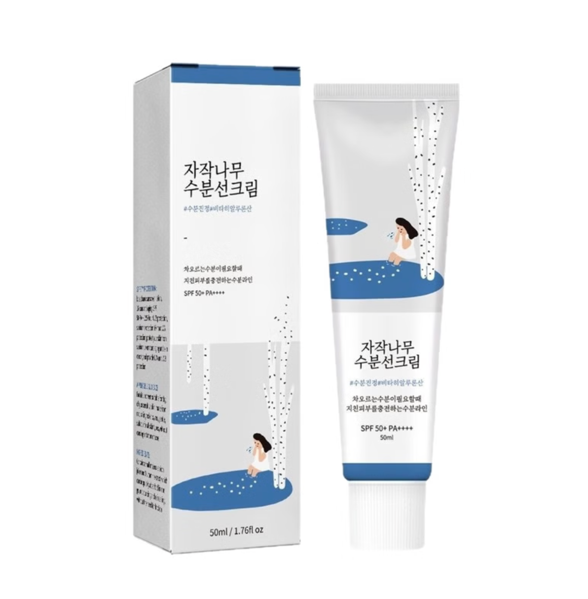 DOKDO Birch moisture sun cream 50ml - 3 SET SUPER VALUE DEAL