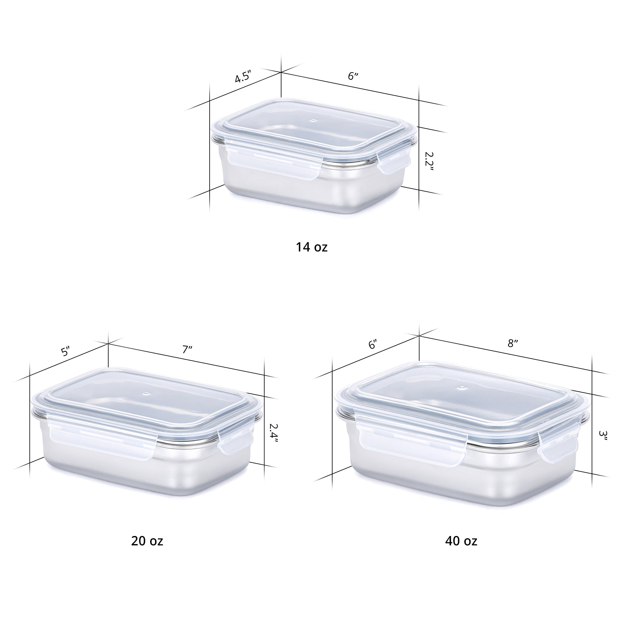 Rectangle Food Container