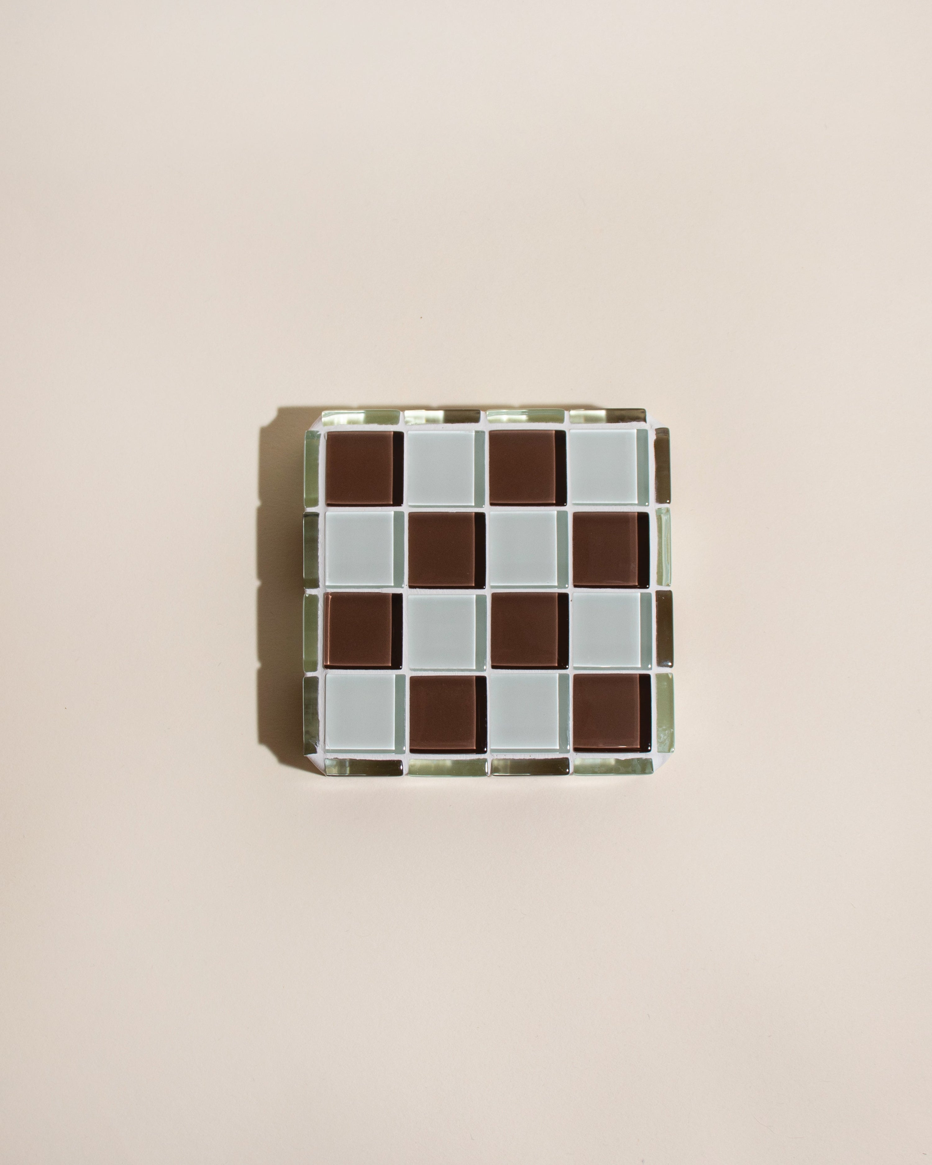 GLASS TILE CUBE - Classic Milk Chocolate