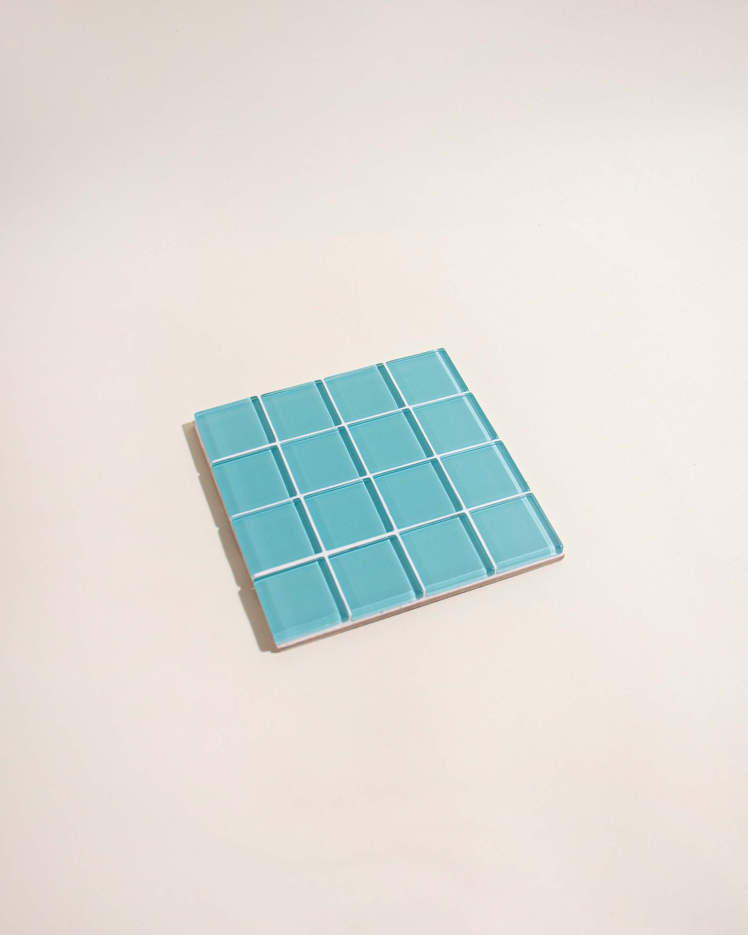 GLASS TILE COASTER - Breakfast at Tiffany's
