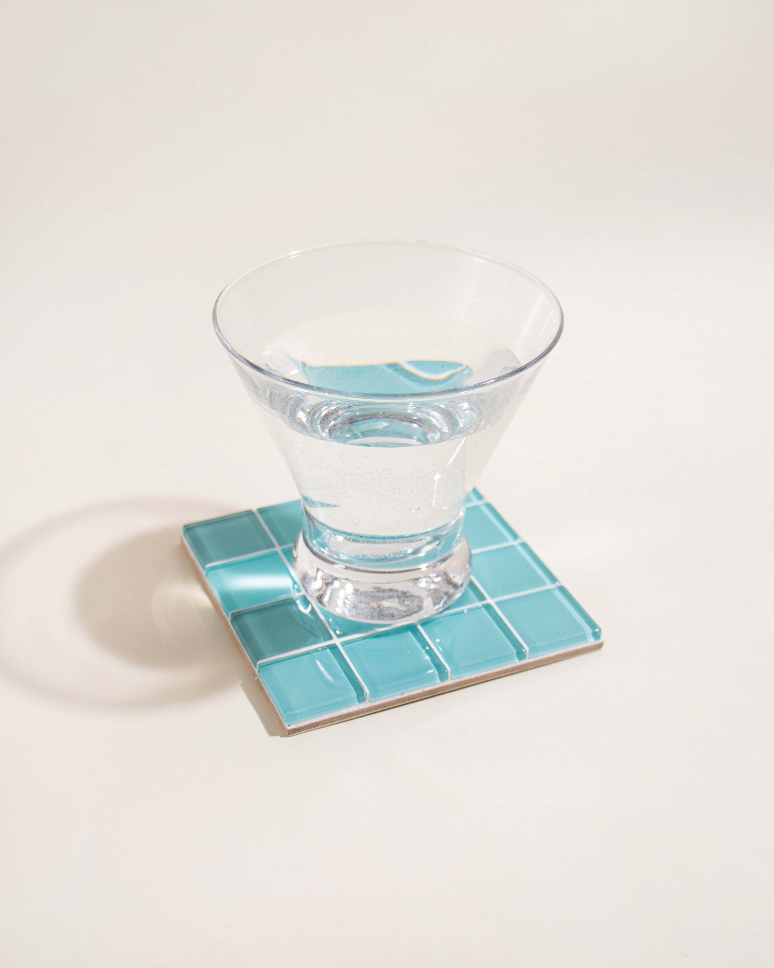 GLASS TILE COASTER - Breakfast at Tiffany's