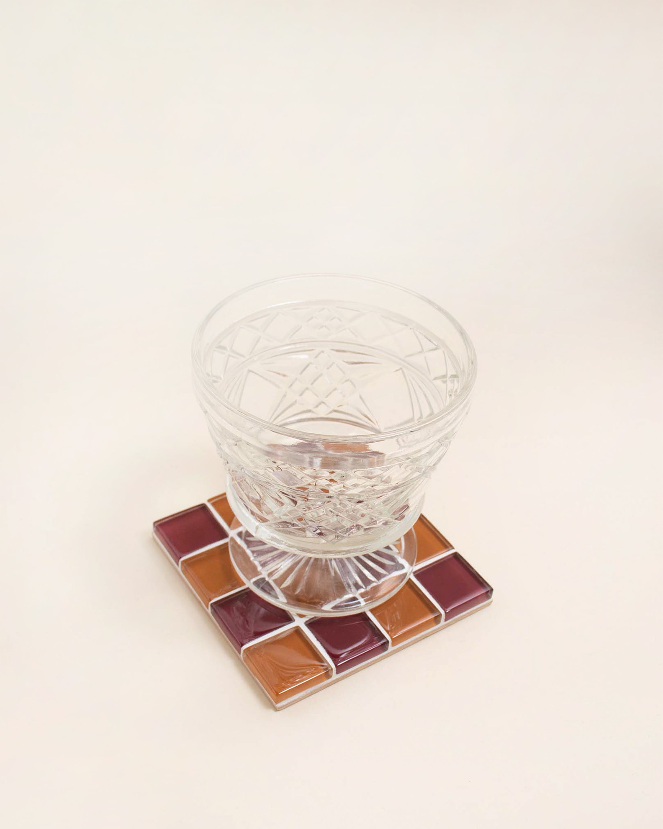 GLASS TILE COASTER - The Old Day