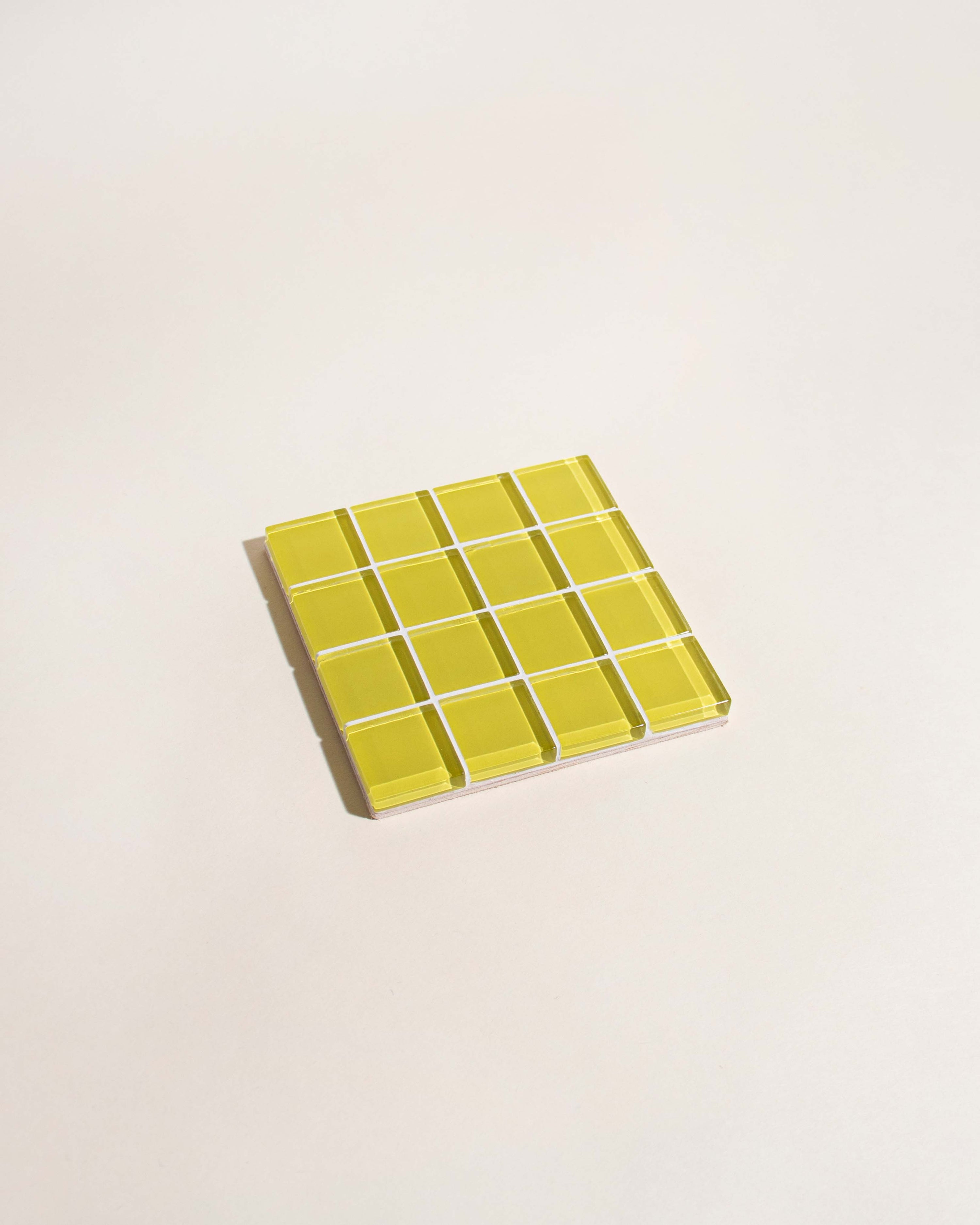 GLASS TILE COASTER - It's Dandelion