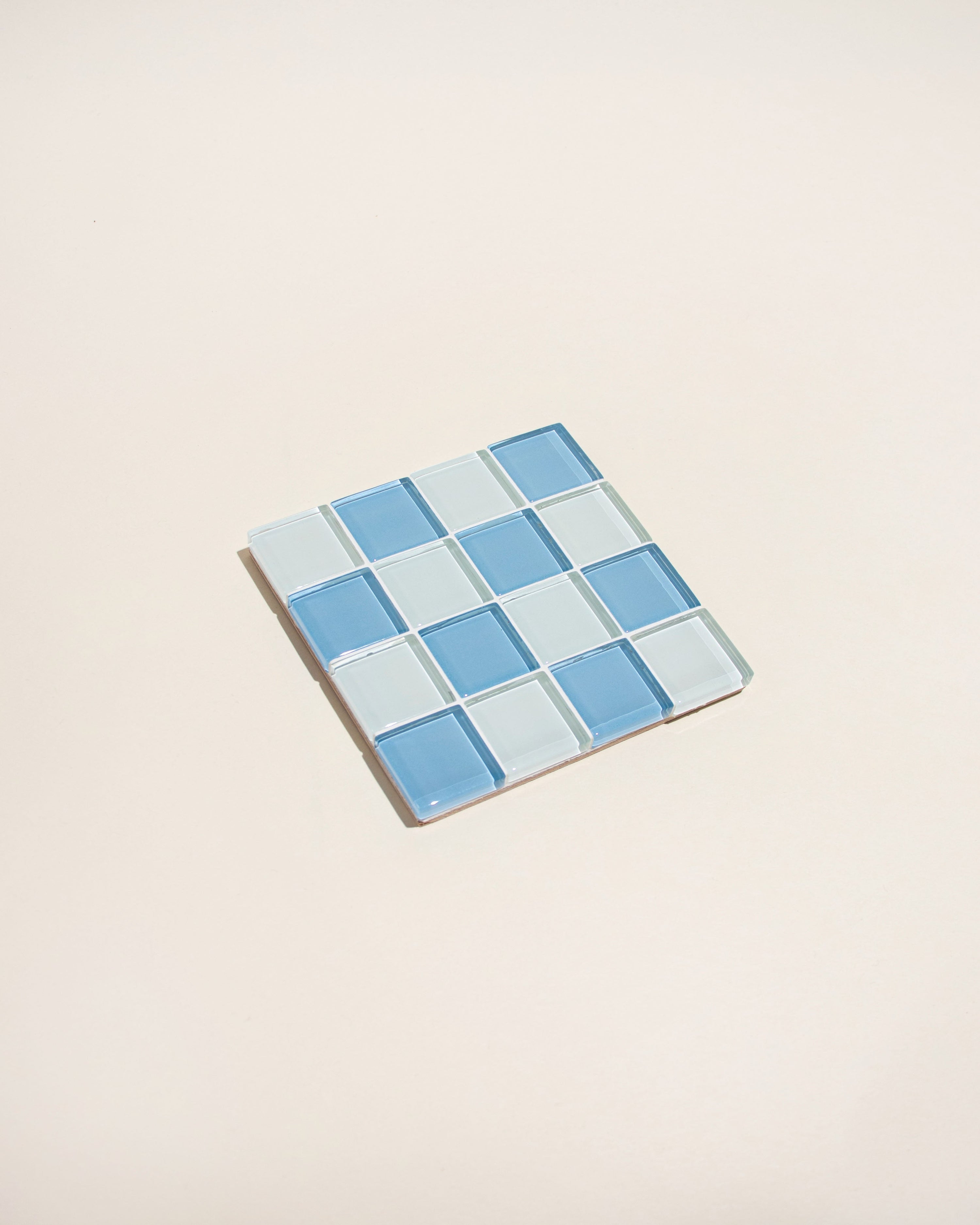 GLASS TILE COASTER - Elderberries Milk Chocolate