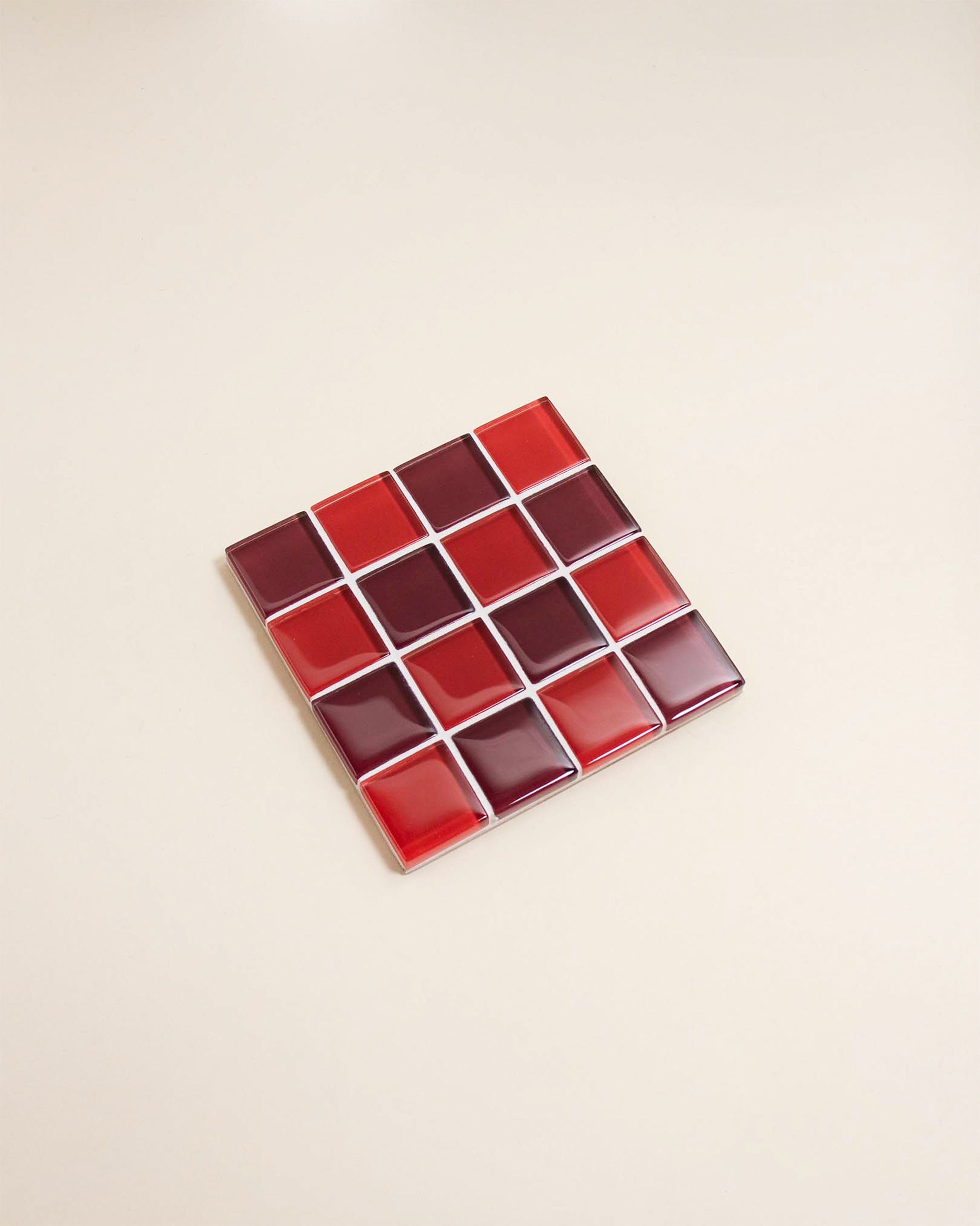 GLASS TILE COASTER - Mon Amour