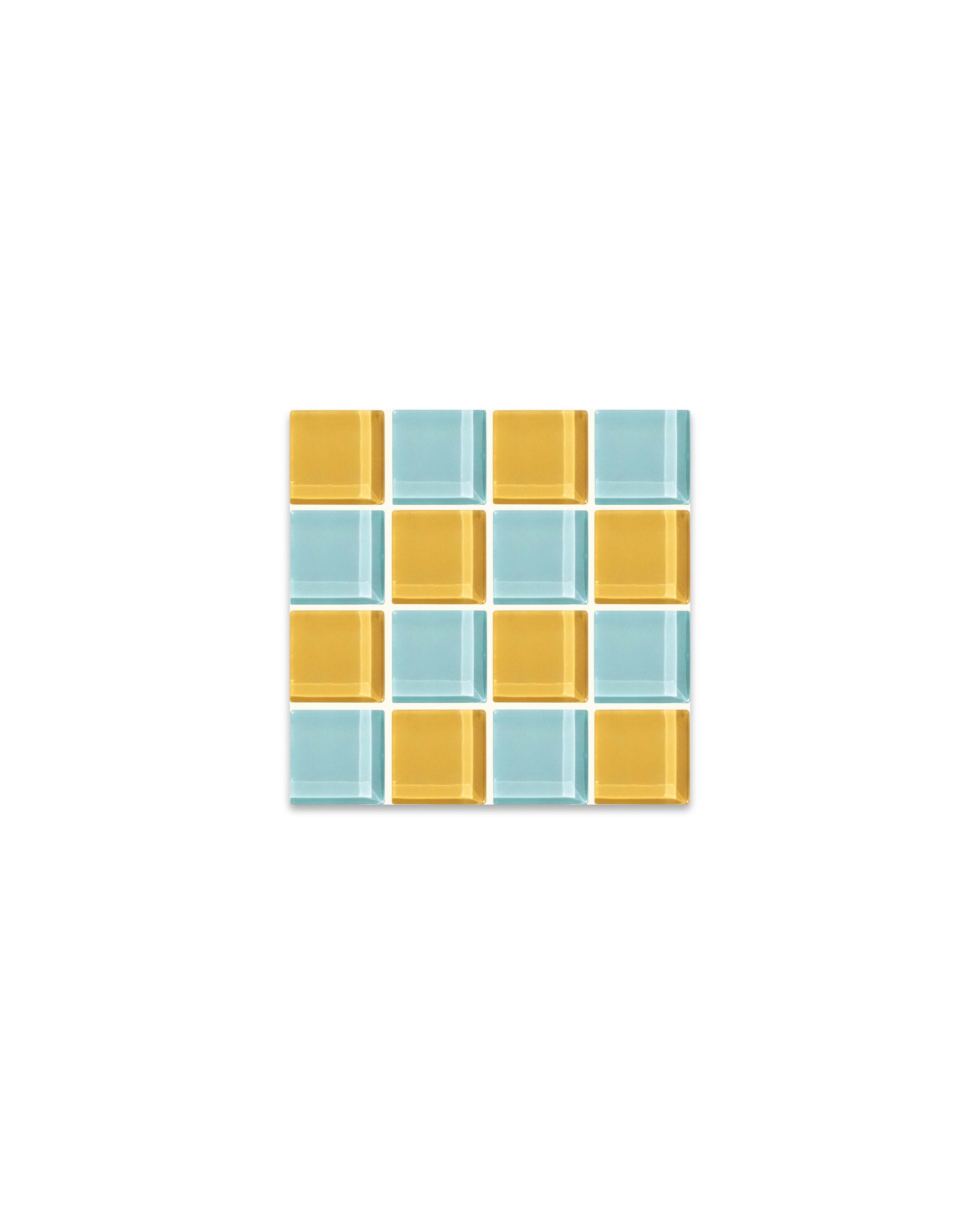 GLASS TILE COASTER - Summer Day