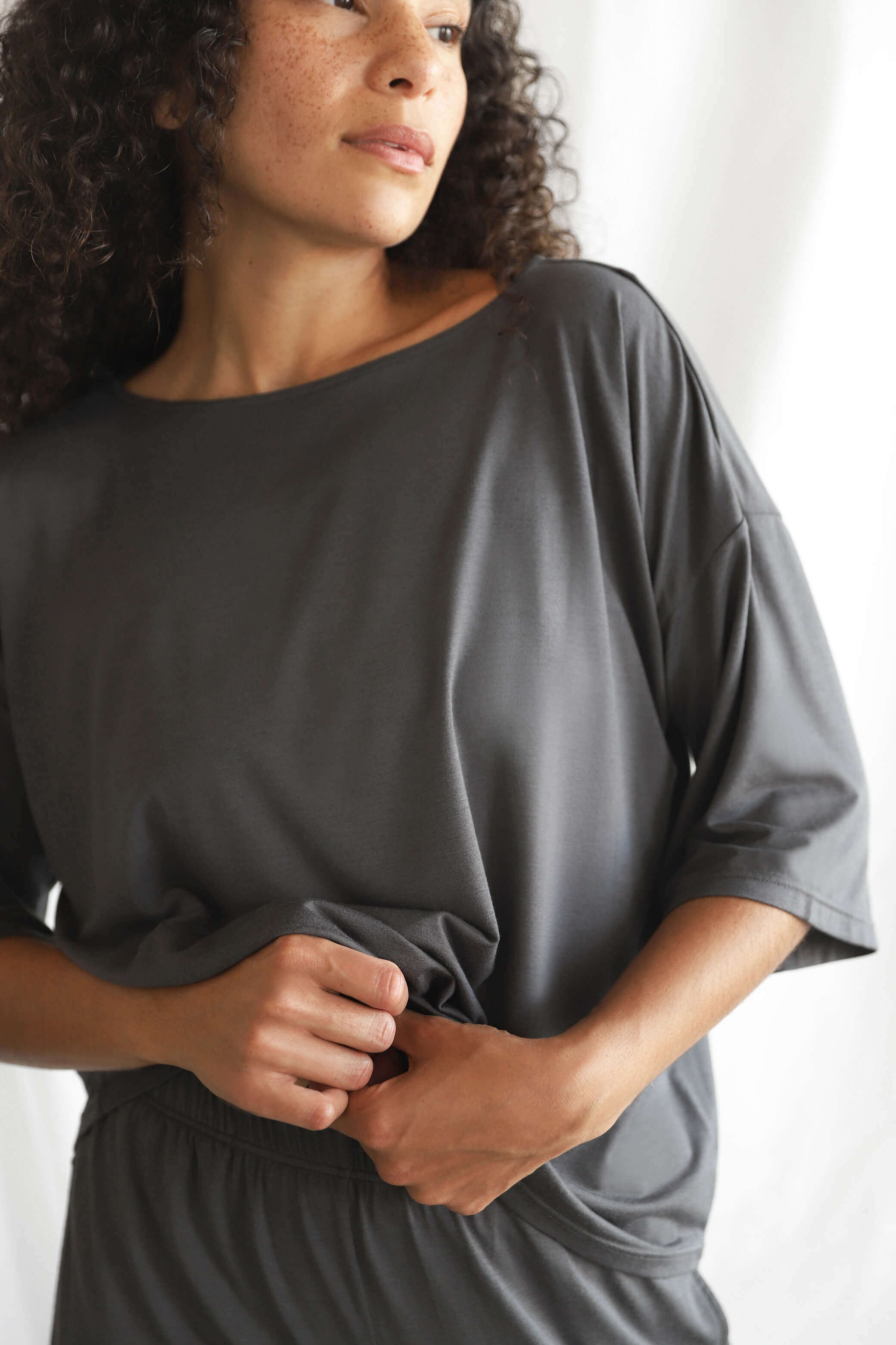 Naked Modal Boatneck Tee | Last Chance