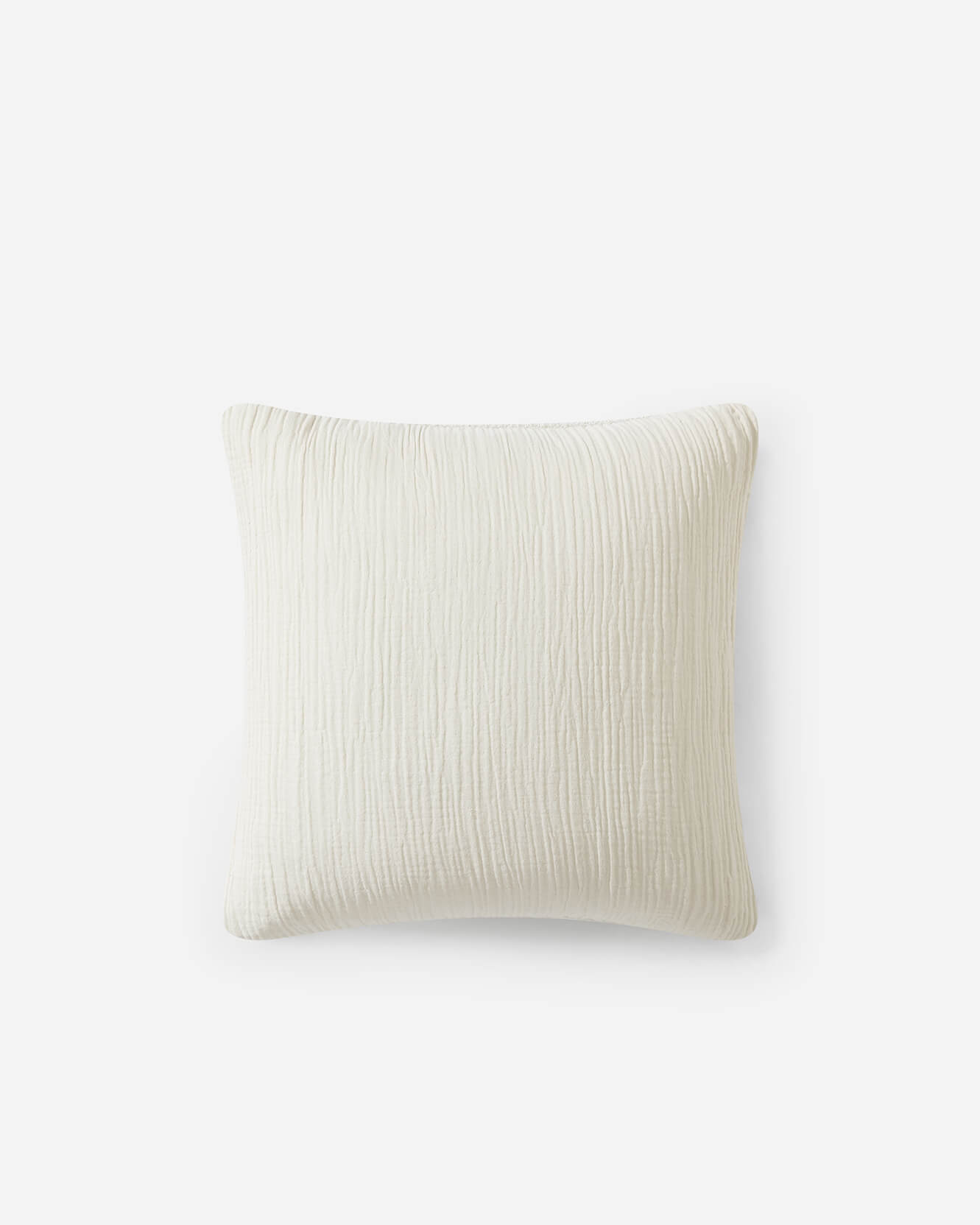 Snug Muslin Throw Pillow