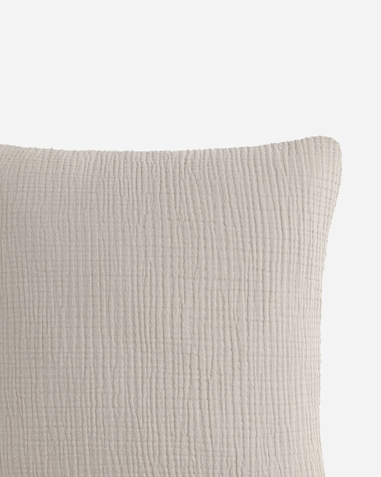 Snug Muslin Throw Pillow