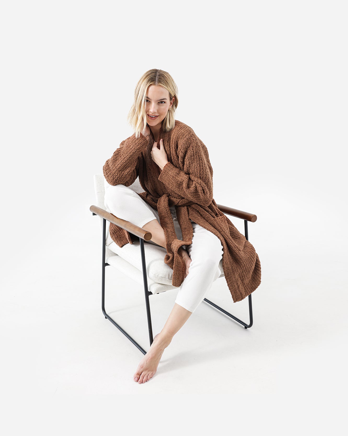 Snug Ribbed Cardigan Robe | Last Chance