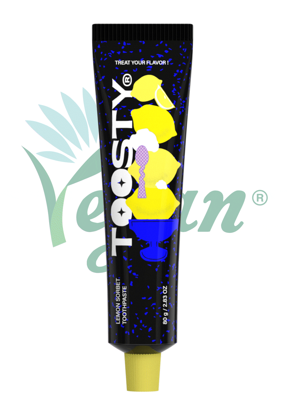 Toosty Lemon Sorbet Toothpaste 80g