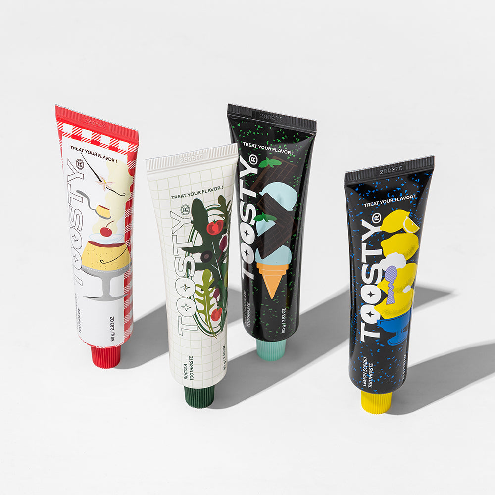TOOSTY 4-type Gift Set (80gx4) - KBEAUTY X