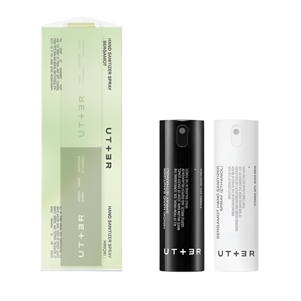 UTTER Hand Sanitizer Spray 14ml Duo Set - KBEAUTY X