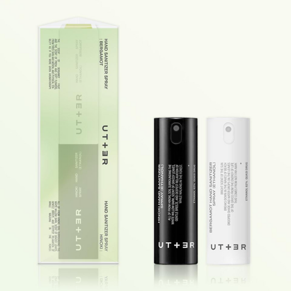 UTTER Hand Sanitizer Spray 14ml Duo Set - KBEAUTY X