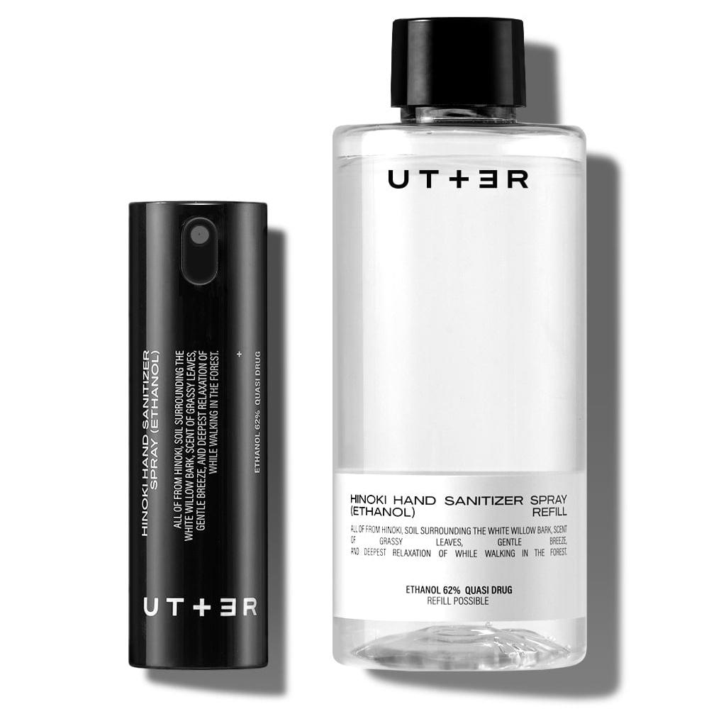 UTTER Hand Sanitizer Spray Hinoki Refill 200ml - KBEAUTY X