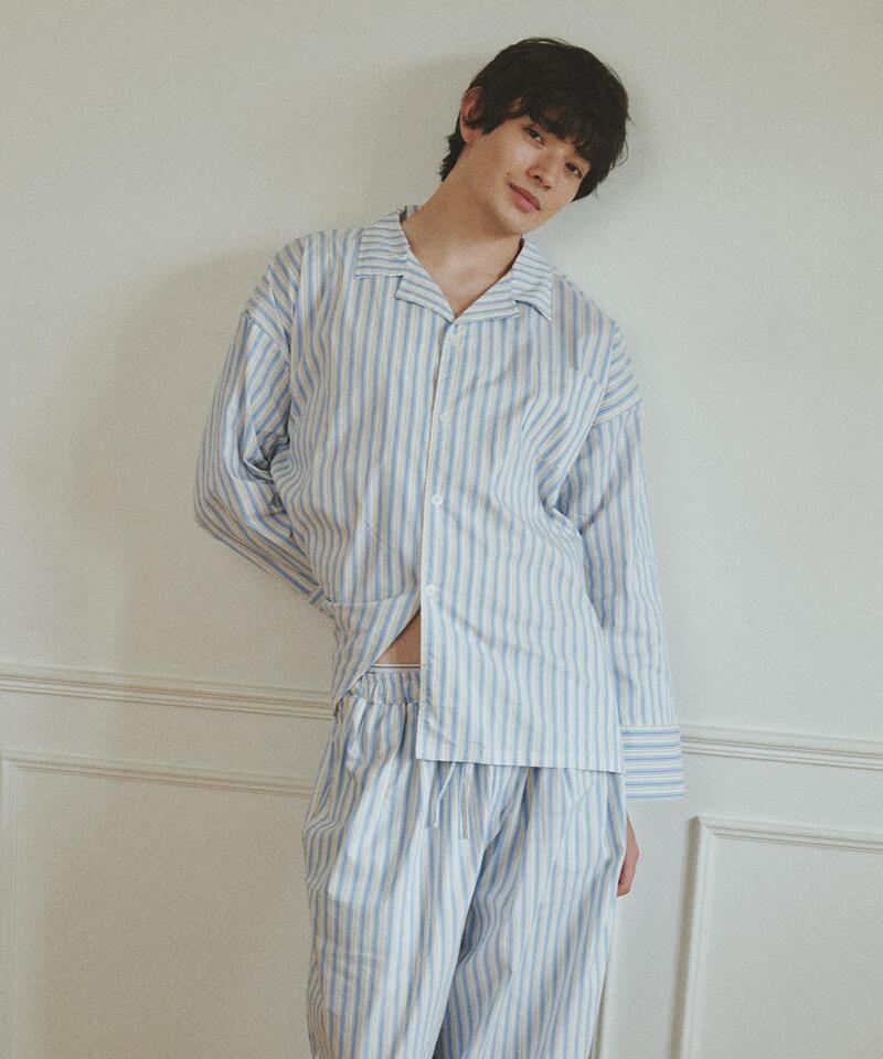 Dormitory Season Stripe Pajama Blue Moon
