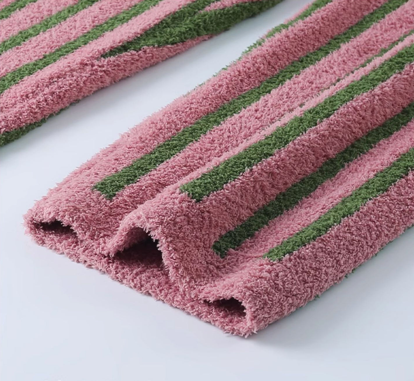 Soft And Stretchy Big Size Sleepwear, Tight Bouclé Fabric, Ultra-fine Fiber Winter Pajamas