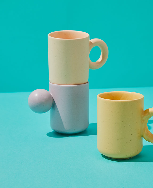 Better Finger Ceramic Ball Mug - 4 Colors