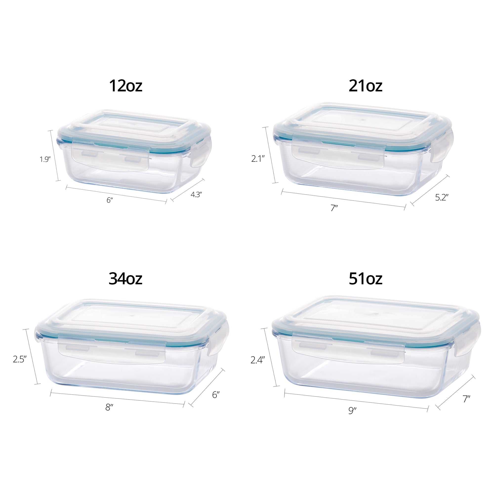 Rectangular Food Storage