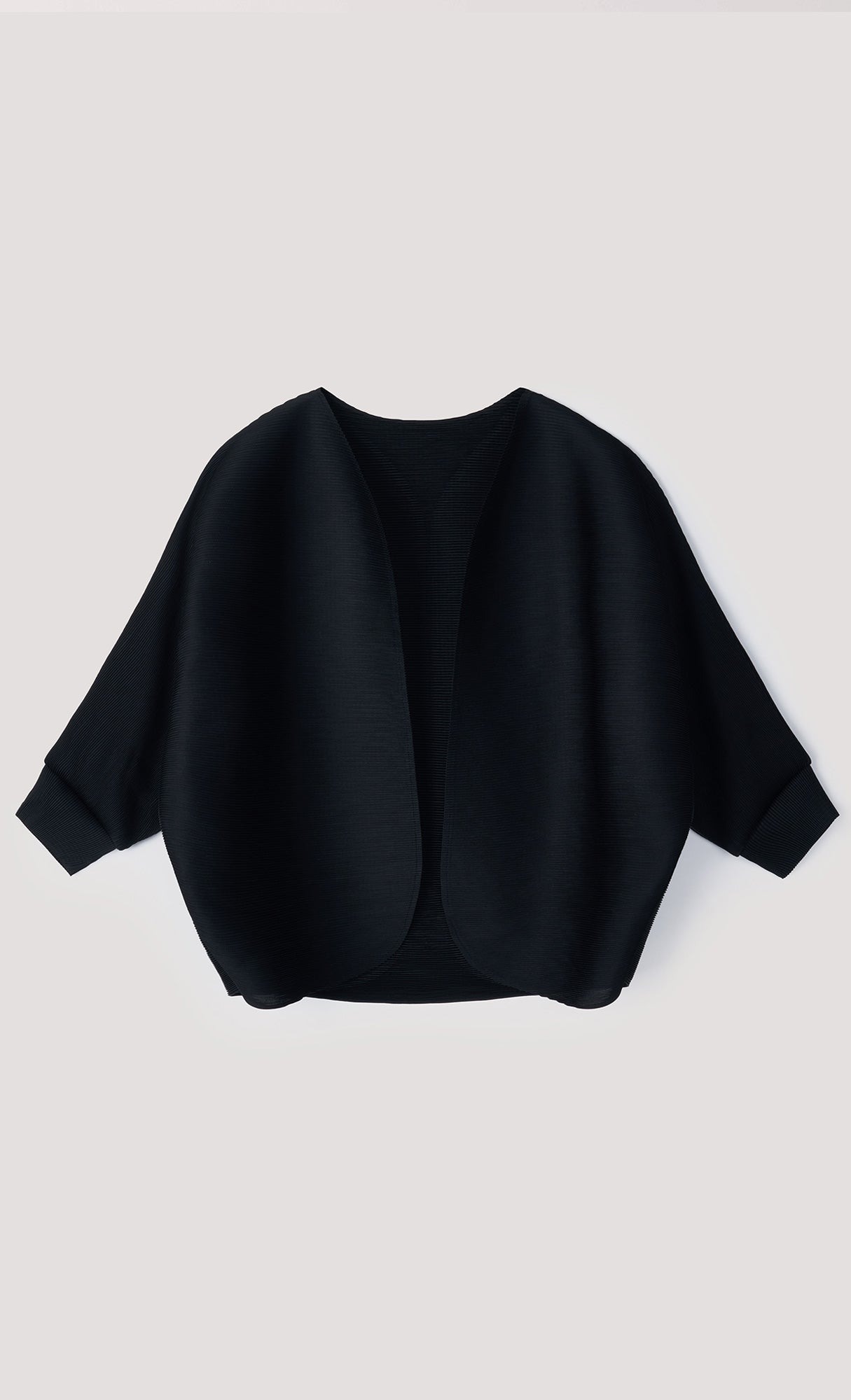 Pleatsmood Ainy Pleats Cardigan Jacket Black