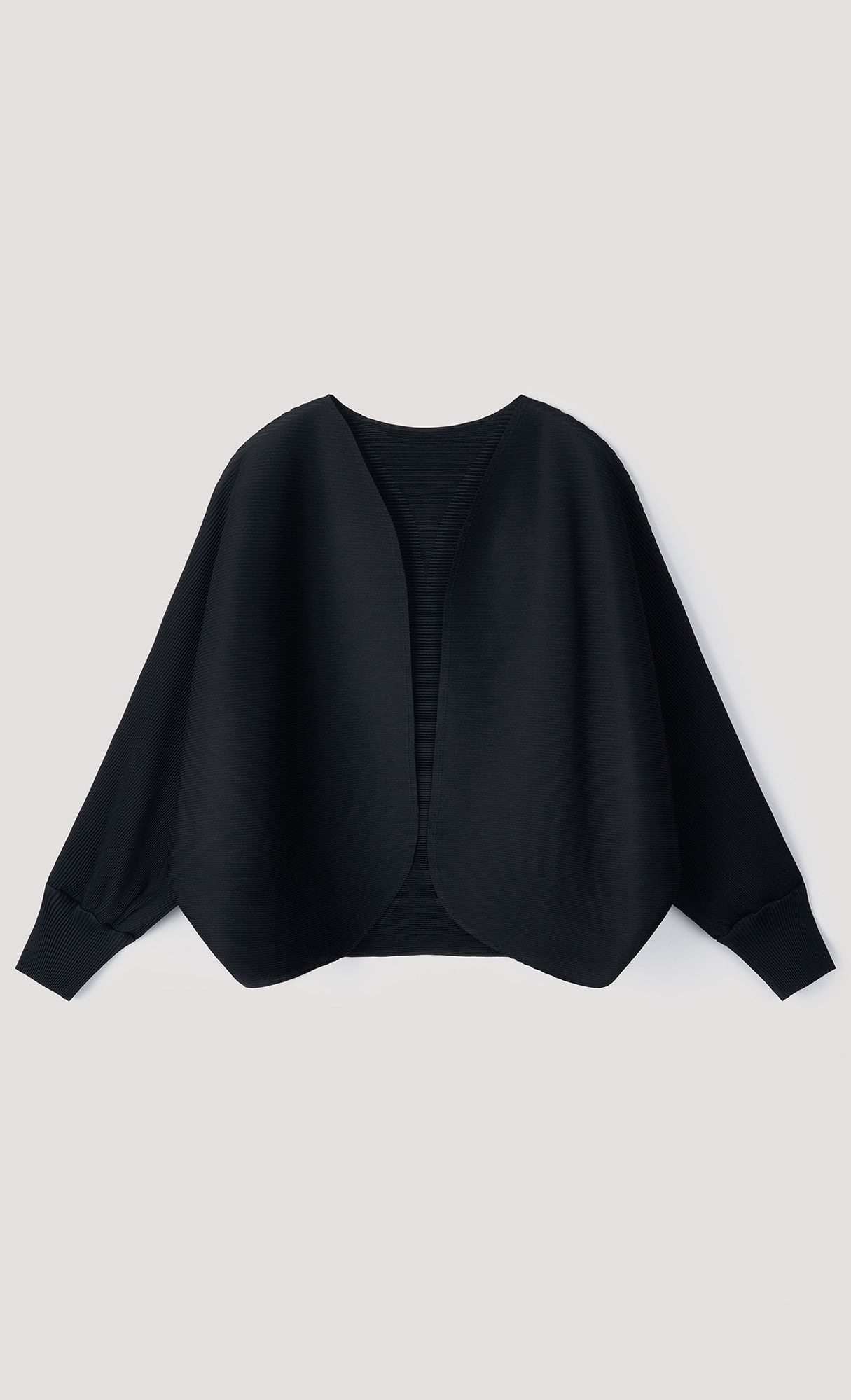 Pleatsmood Ray Pleats Cardigan Black