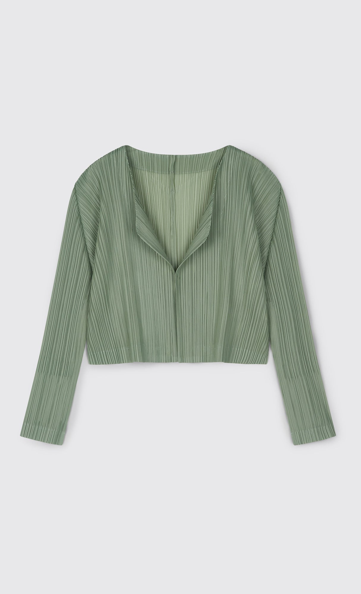 Pleatsmood Cod Pleats Cardigan Mint