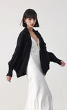 Pleatsmood Twoway Pleats Zip-up Black