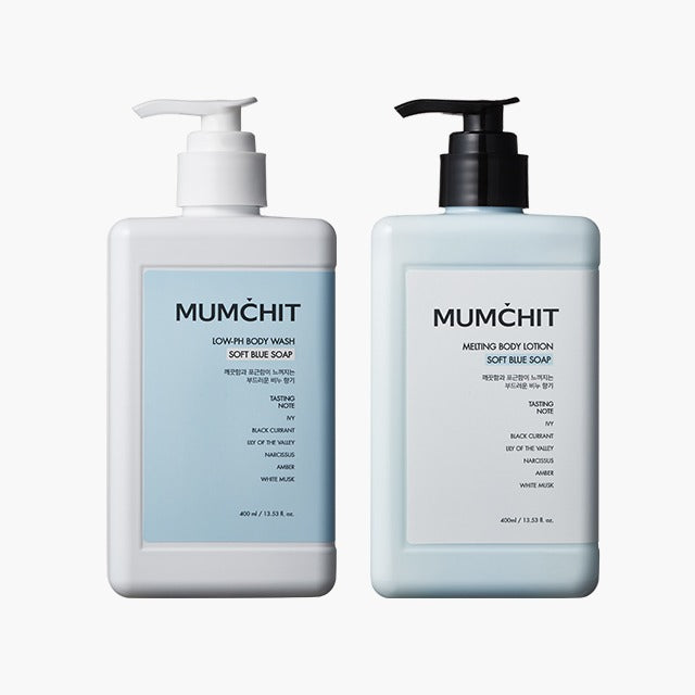 Mumchit Stop Mildly Acidic Body Wash and Body Lotion Set