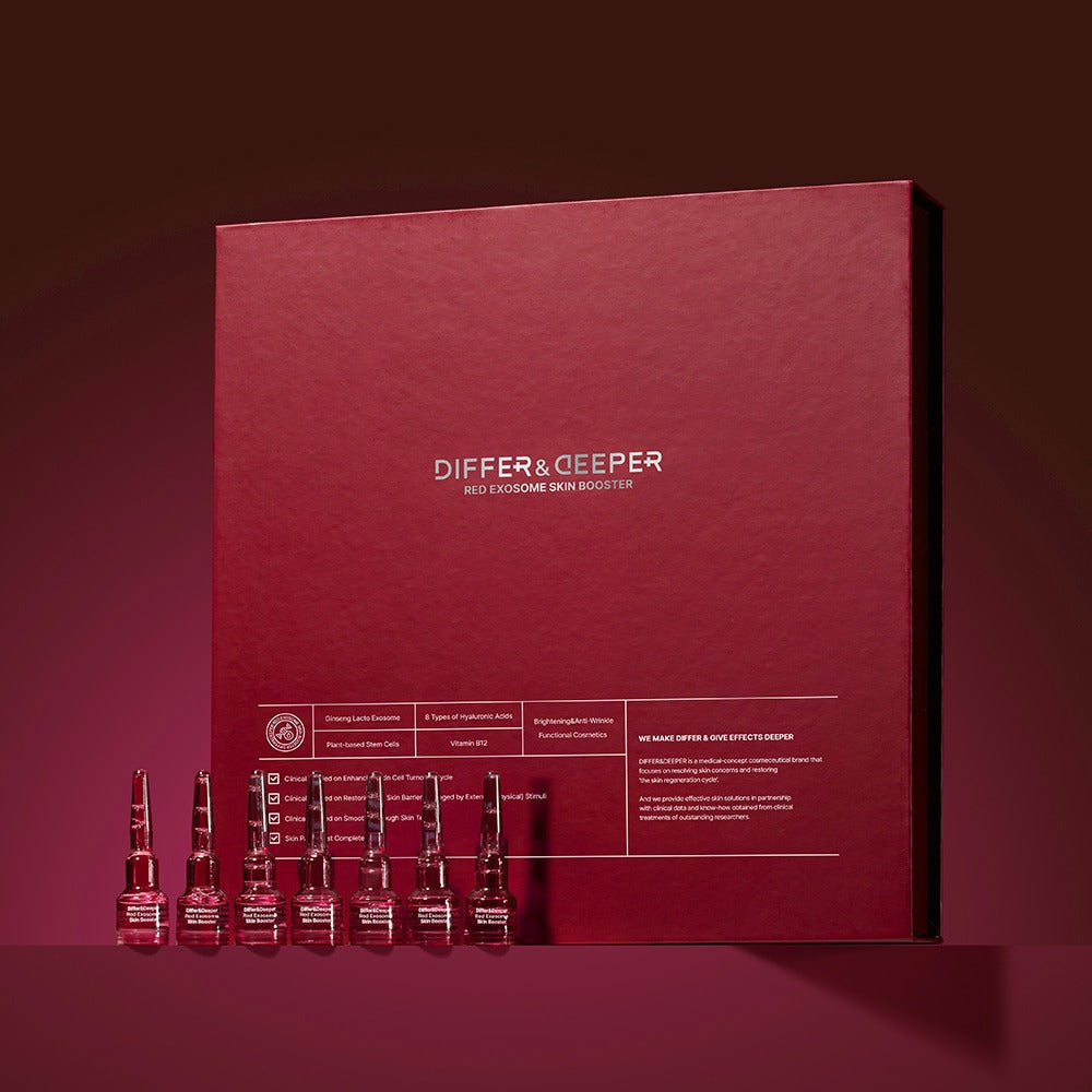 Differ n Deeper Red Ginseng Exosome Skin Booster 2ml x 14