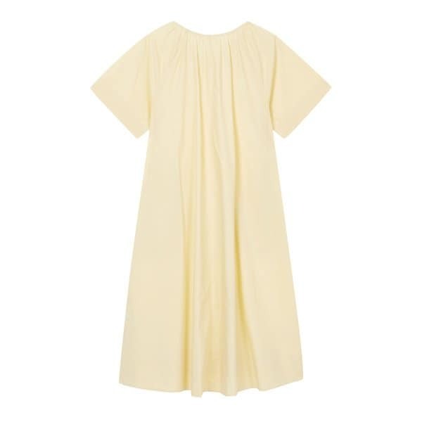 Women 60 count cotton shirring short sleeve pajama one piece J204203060021