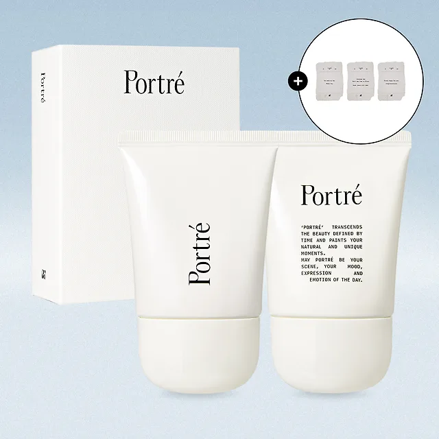 Portret [Gift Wrapping/Gift Card] Water Veil Sunscreen 30ml + Blur Skin Tint 30ml
